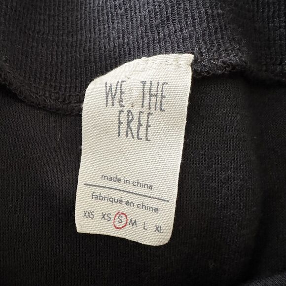 We The Free Sweater Size S Navy Boatneck Zip Shoulder Pullover - Picture 5 of 9